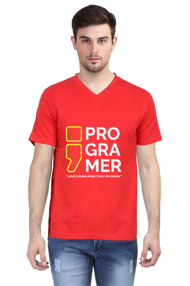 V neck Normal Tshirts for programmer